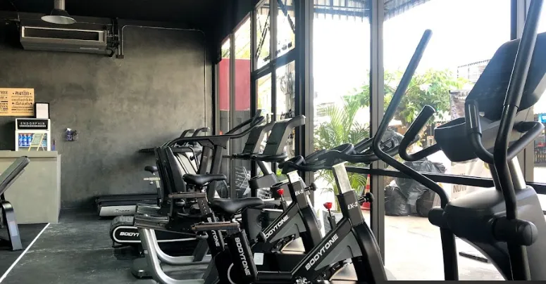 A view of the interior of Endorphin Fitness Club in Hua Hin