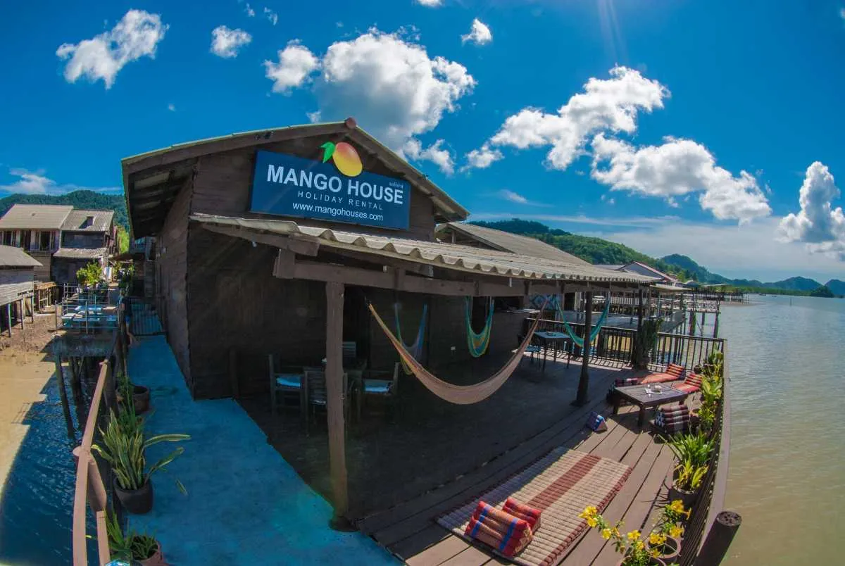 The front view of the Mango House Bar in Koh Lanta