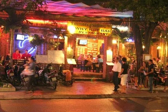 The entrance of Why Not Bar in Koh Lanta