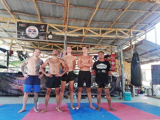 Fighters at Nicha Muay Thai Gym