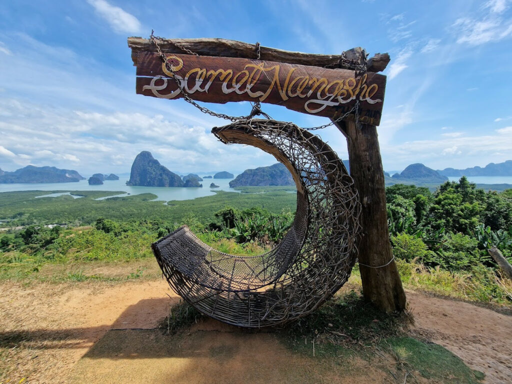 The Samet Nangshe Viewpoint in Phuket