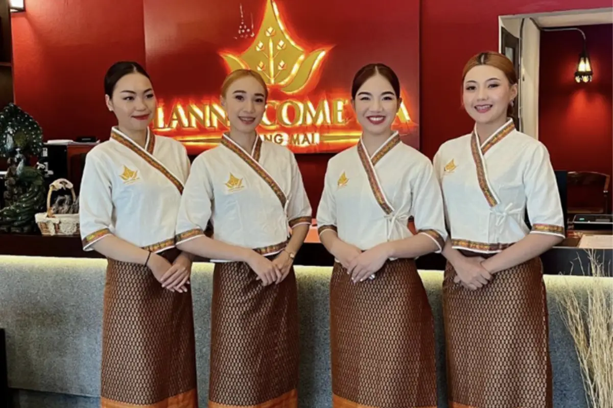 The beautiful staffs of Lanna Come Spa in Chaing Mai